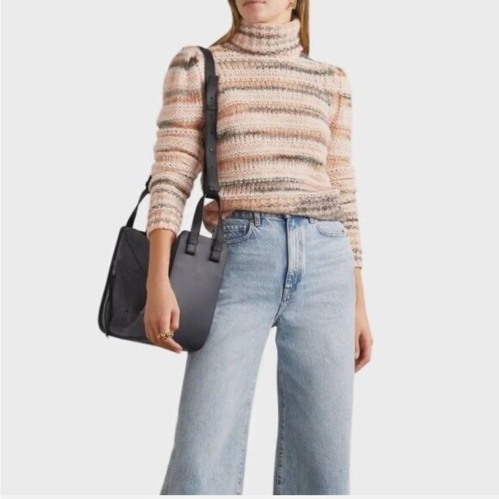 A.L.C. Striped Turtleneck Sweater